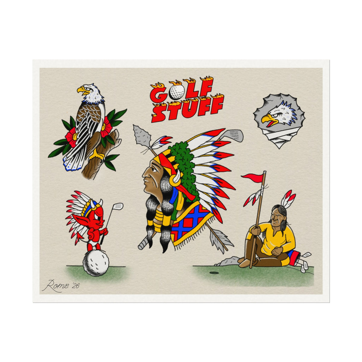 Golf Stuff - Shinnecock Flash Sheet